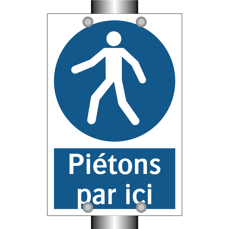Piétons par ici