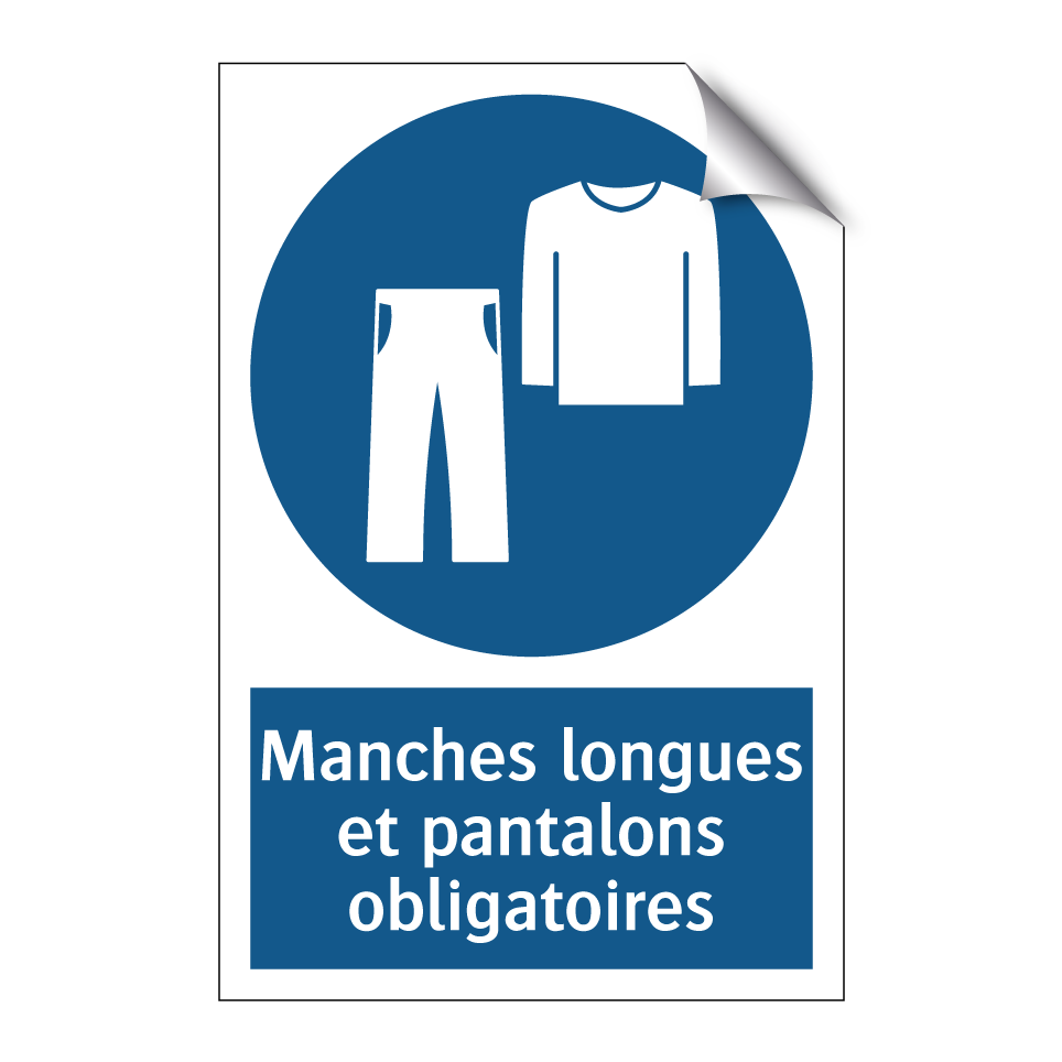 Manches longues et pantalons obligatoires