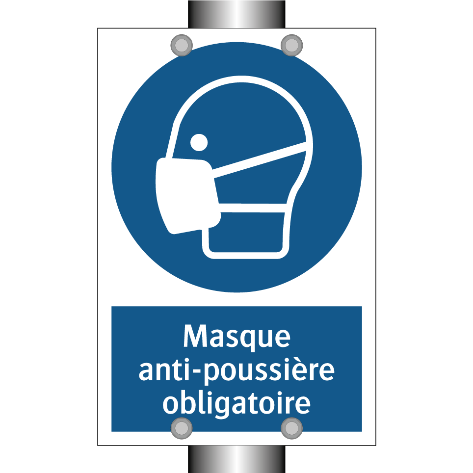 Masque anti-poussière obligatoire