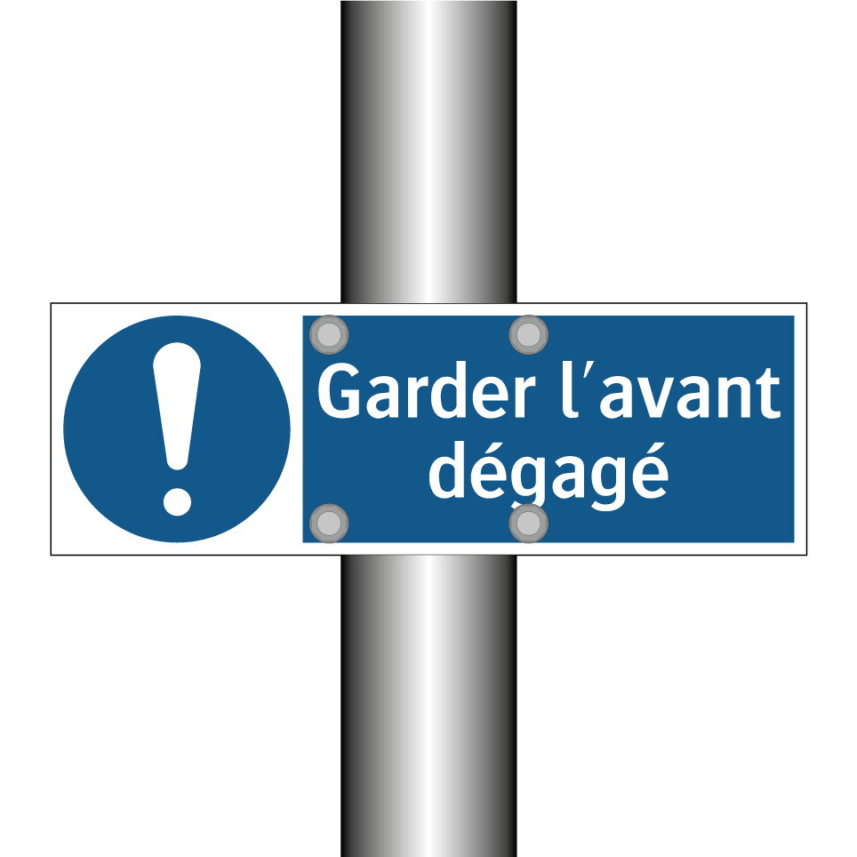Garder l'avant dégagé