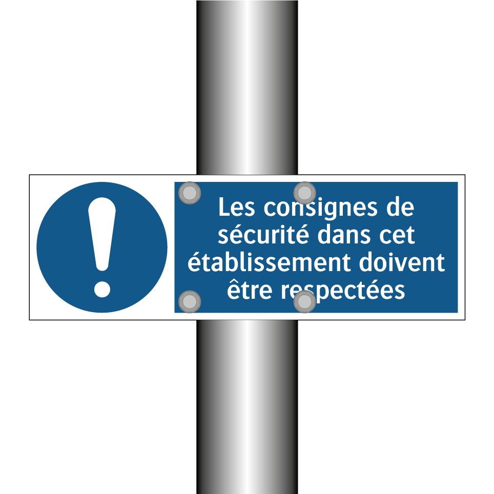 Les consignes de sécurité dans cet établissement doivent être respectées