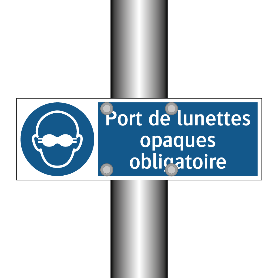 Port de lunettes opaques obligatoire