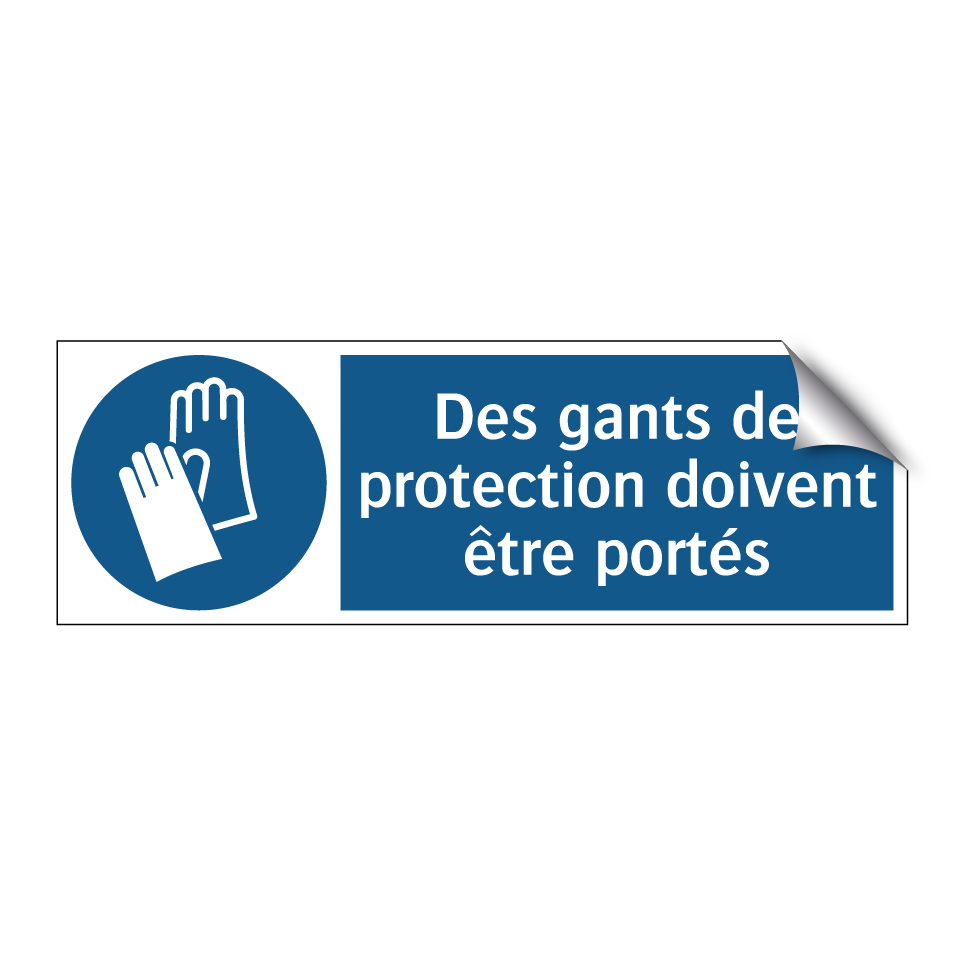 Des gants de protection doivent être portés