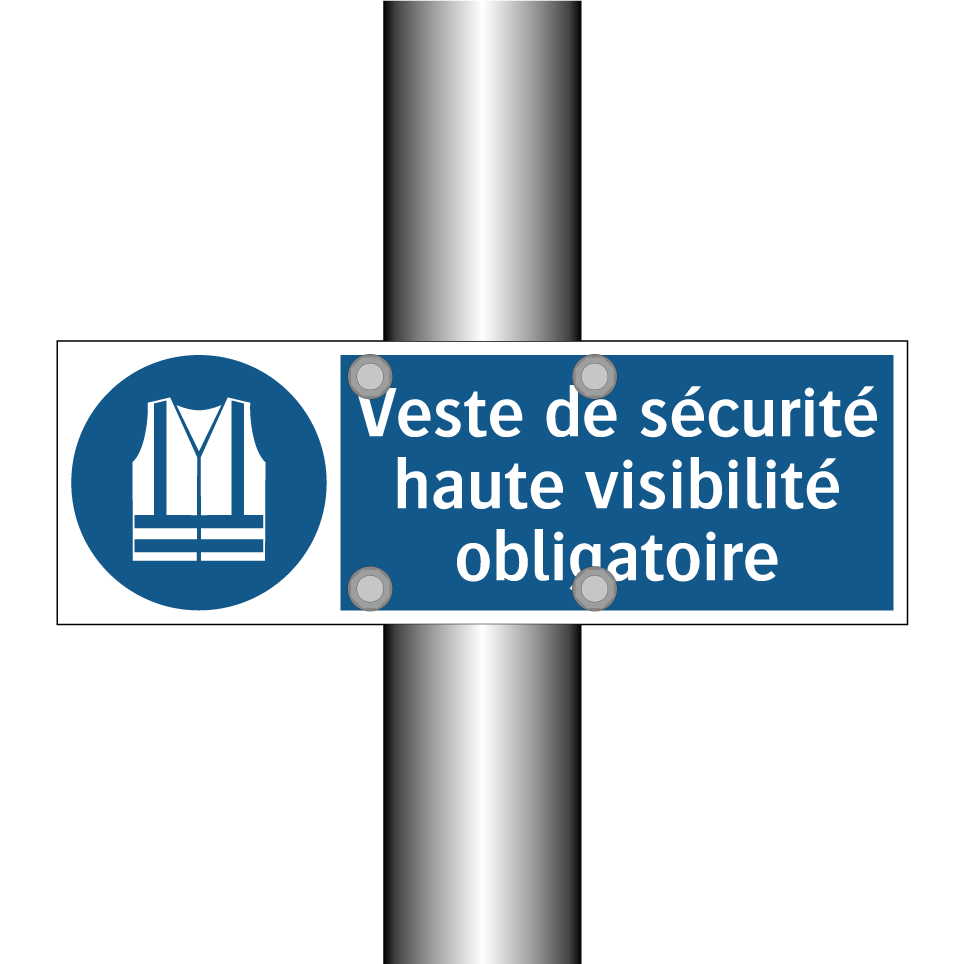 Veste de sécurité haute visibilité obligatoire