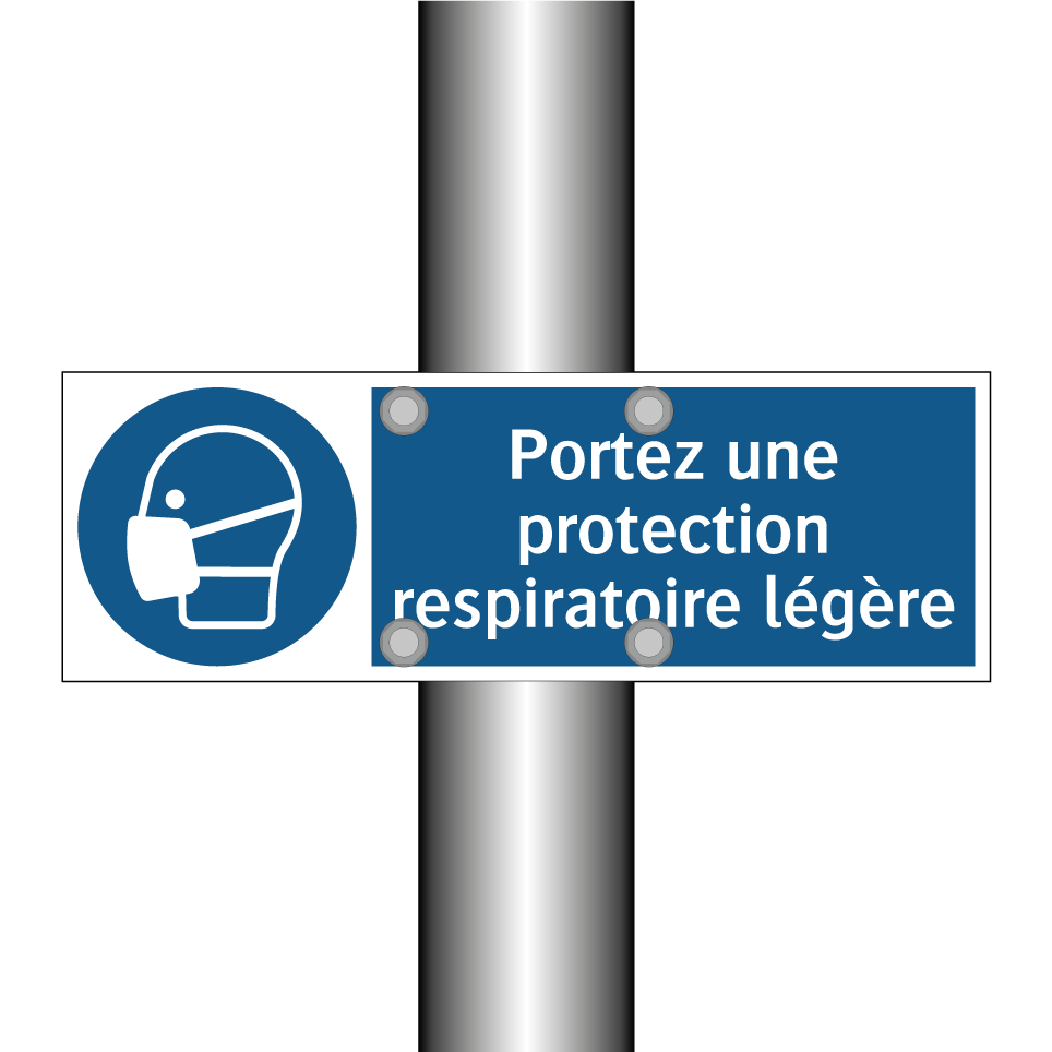 Portez une protection respiratoire légère