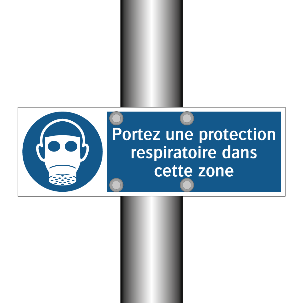 Portez une protection respiratoire dans cette zone