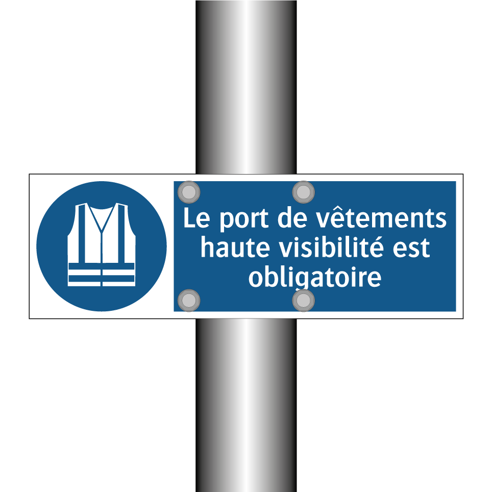Le port de vêtements haute visibilité est obligatoire