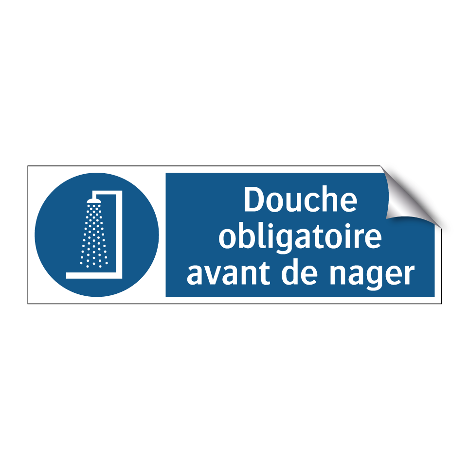 Douche obligatoire avant de nager