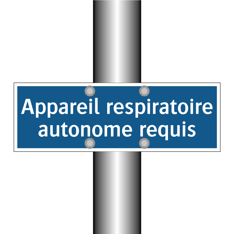 Appareil respiratoire autonome requis