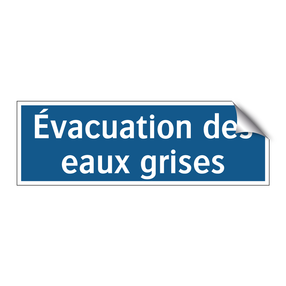 Évacuation des eaux grises