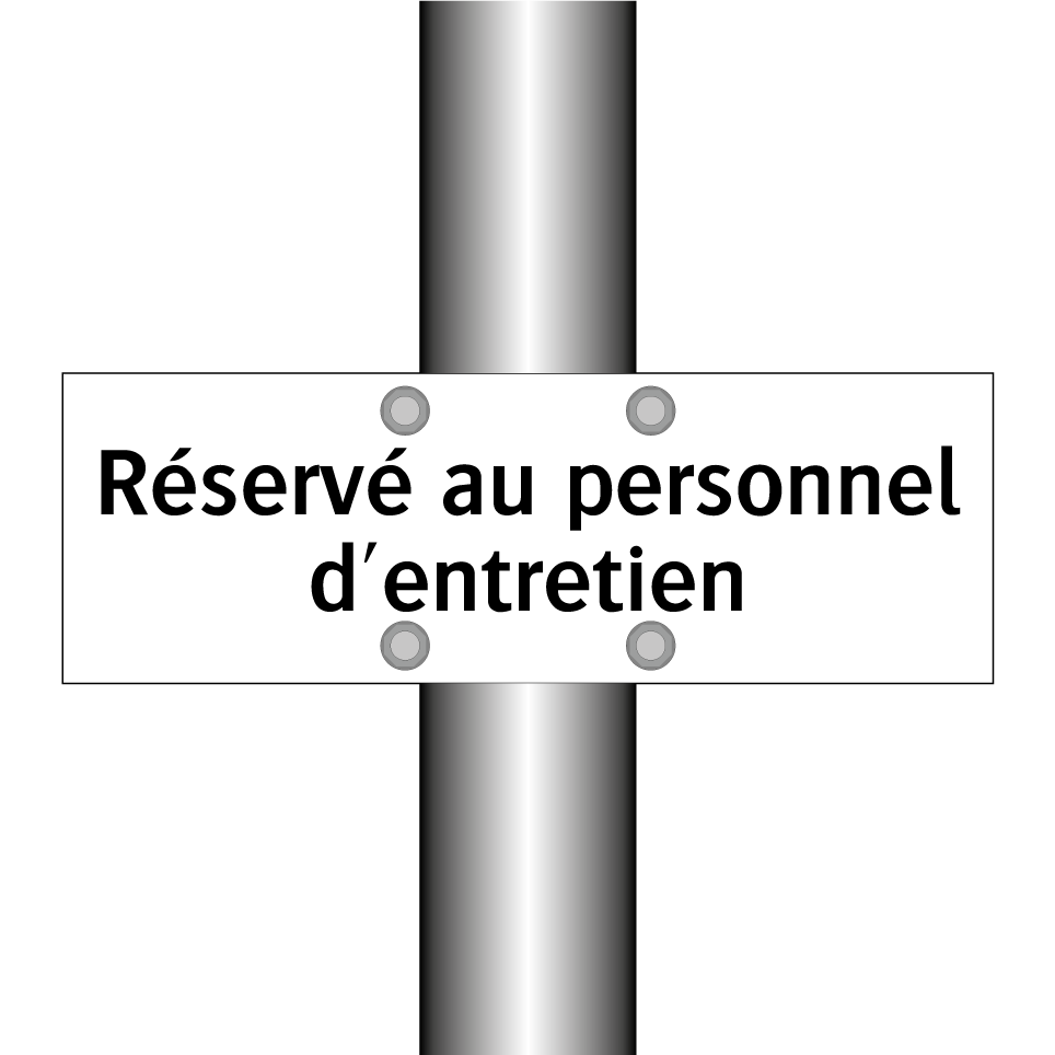 Réservé au personnel d'entretien