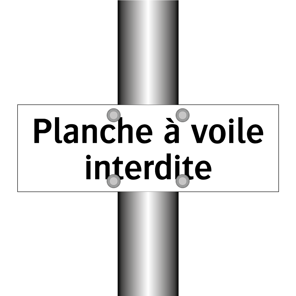 Planche à voile interdite