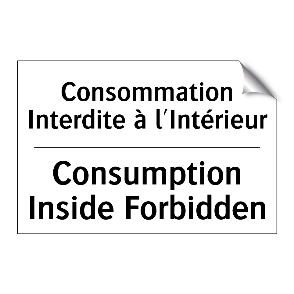 Consommation Interdite à l'Intérieur /.../ - Consumption Inside Forbidden