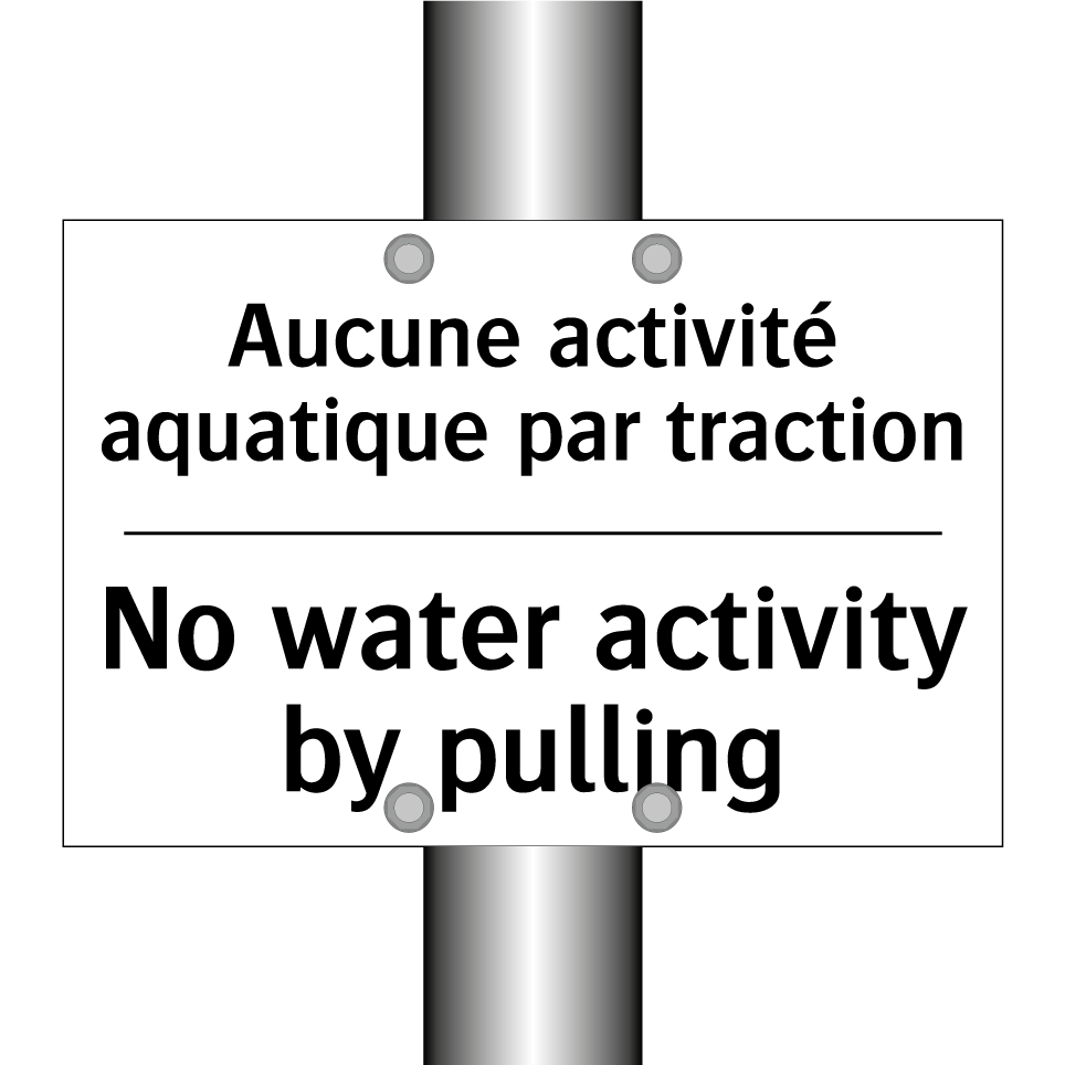 Aucune activité aquatique par /.../ - No water activity by pulling