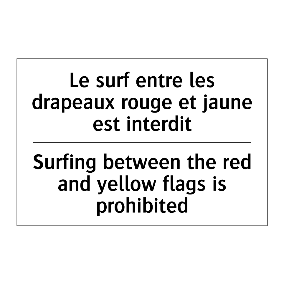 Le surf entre les drapeaux rouge /.../ - Surfing between the red and yellow /.../