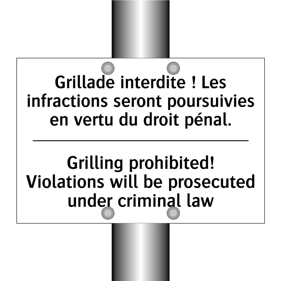 Grillade interdite ! Les infractions /.../ - Grilling prohibited! Violations /.../