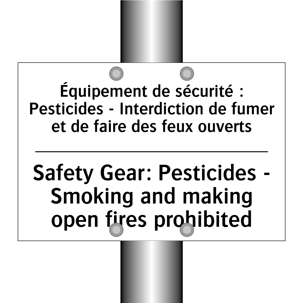 Équipement de sécurité : Pesticides /.../ - Safety Gear: Pesticides - Smoking /.../