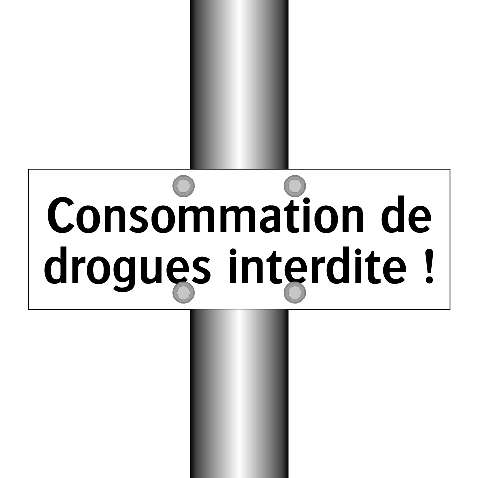 Consommation de drogues interdite !