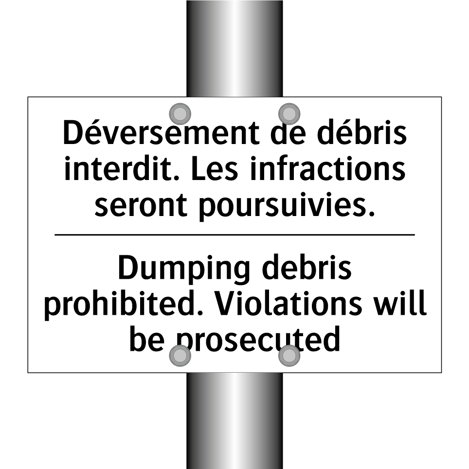 Déversement de débris interdit. /.../ - Dumping debris prohibited. Violations /.../