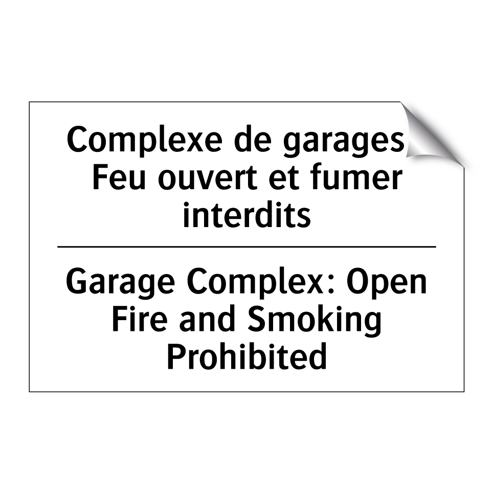 Complexe de garages : Feu ouvert /.../ - Garage Complex: Open Fire and /.../