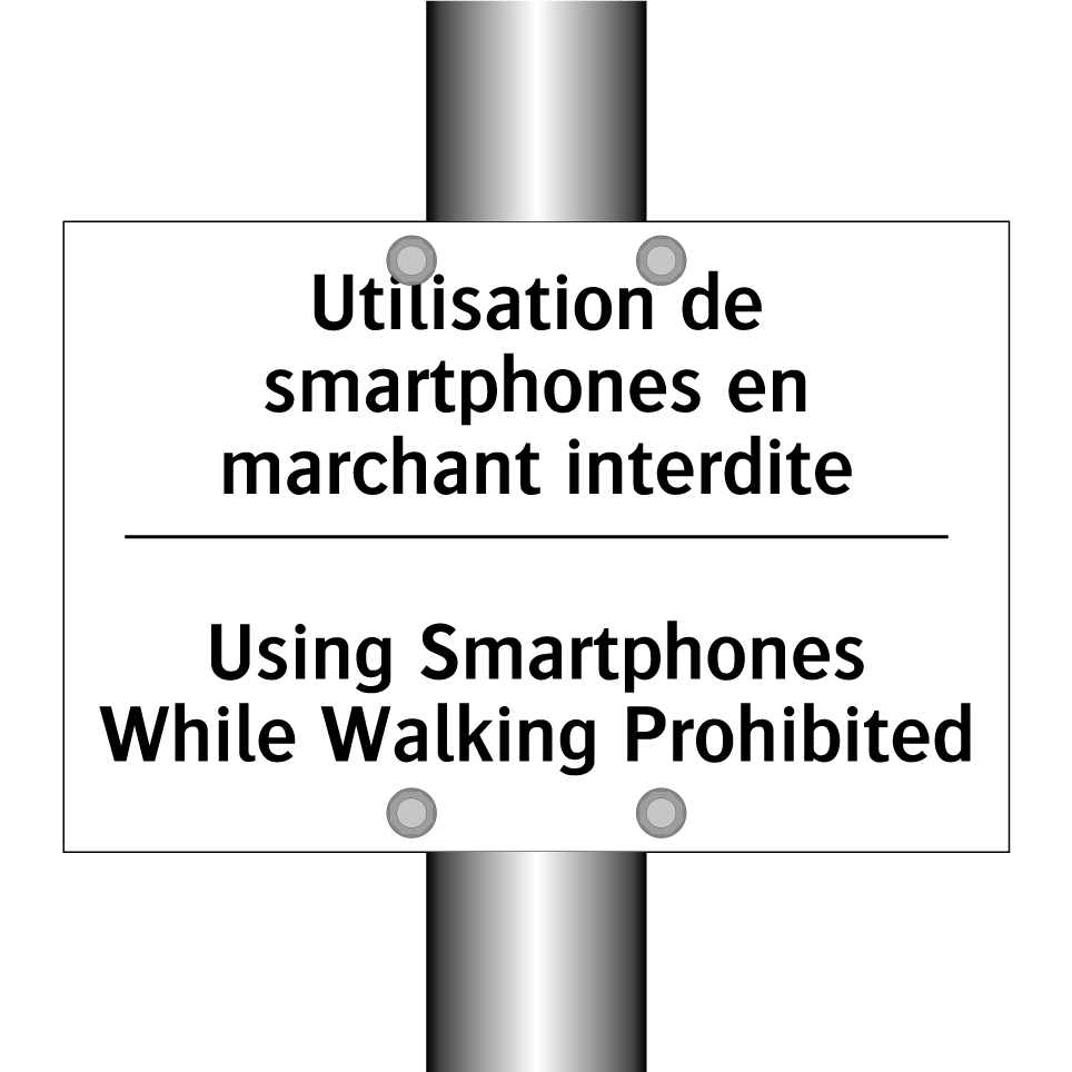 Utilisation de smartphones en /.../ - Using Smartphones While Walking /.../