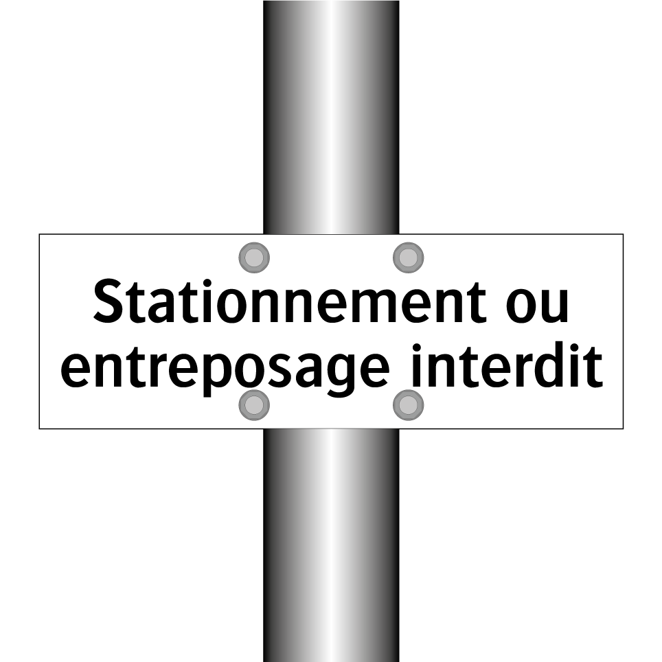 Stationnement ou entreposage interdit