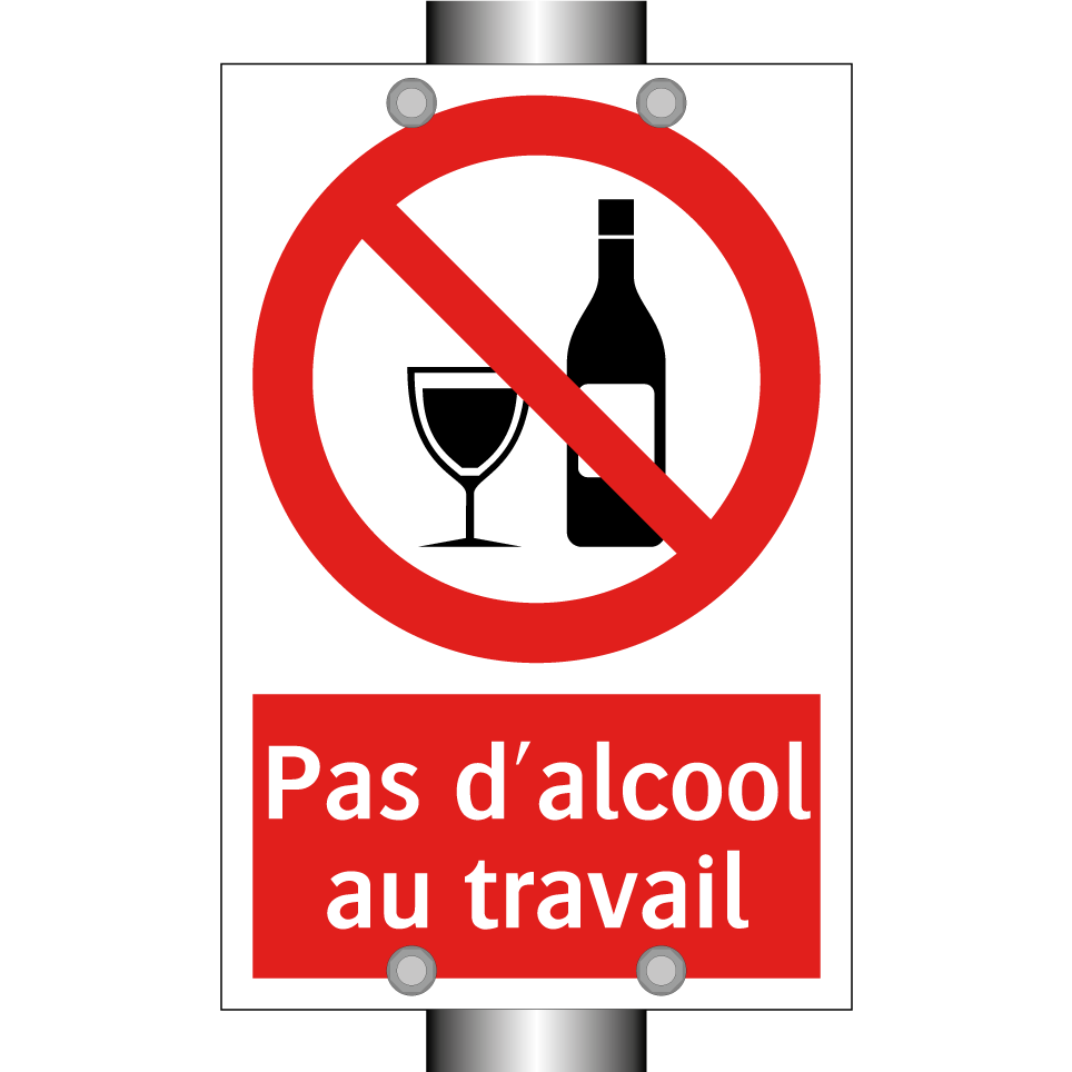 Pas d'alcool au travail