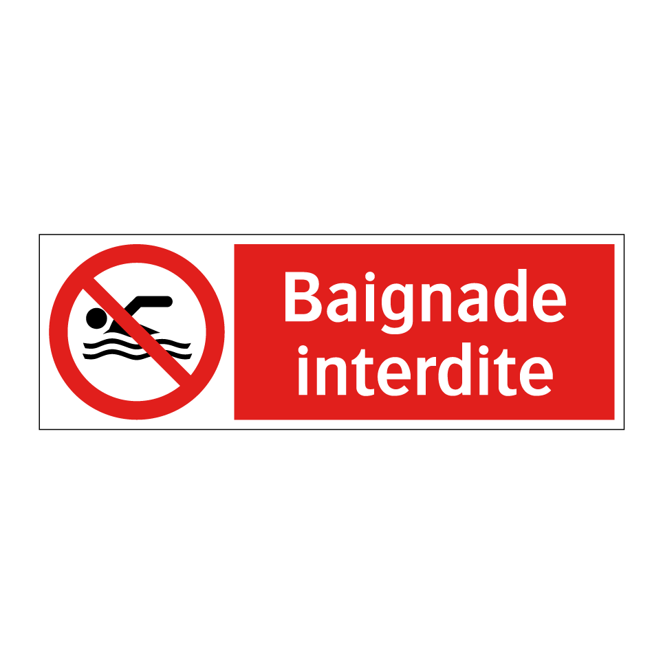 Baignade interdite