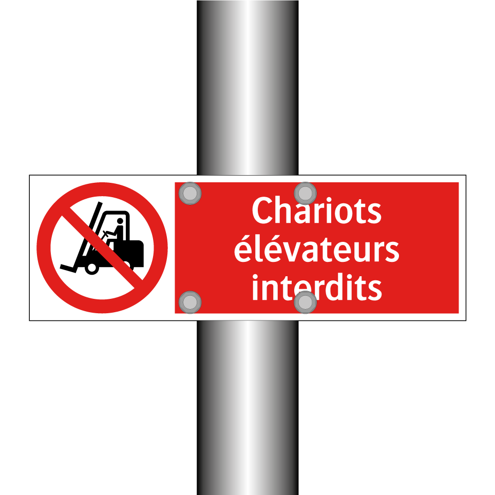 Chariots élévateurs interdits
