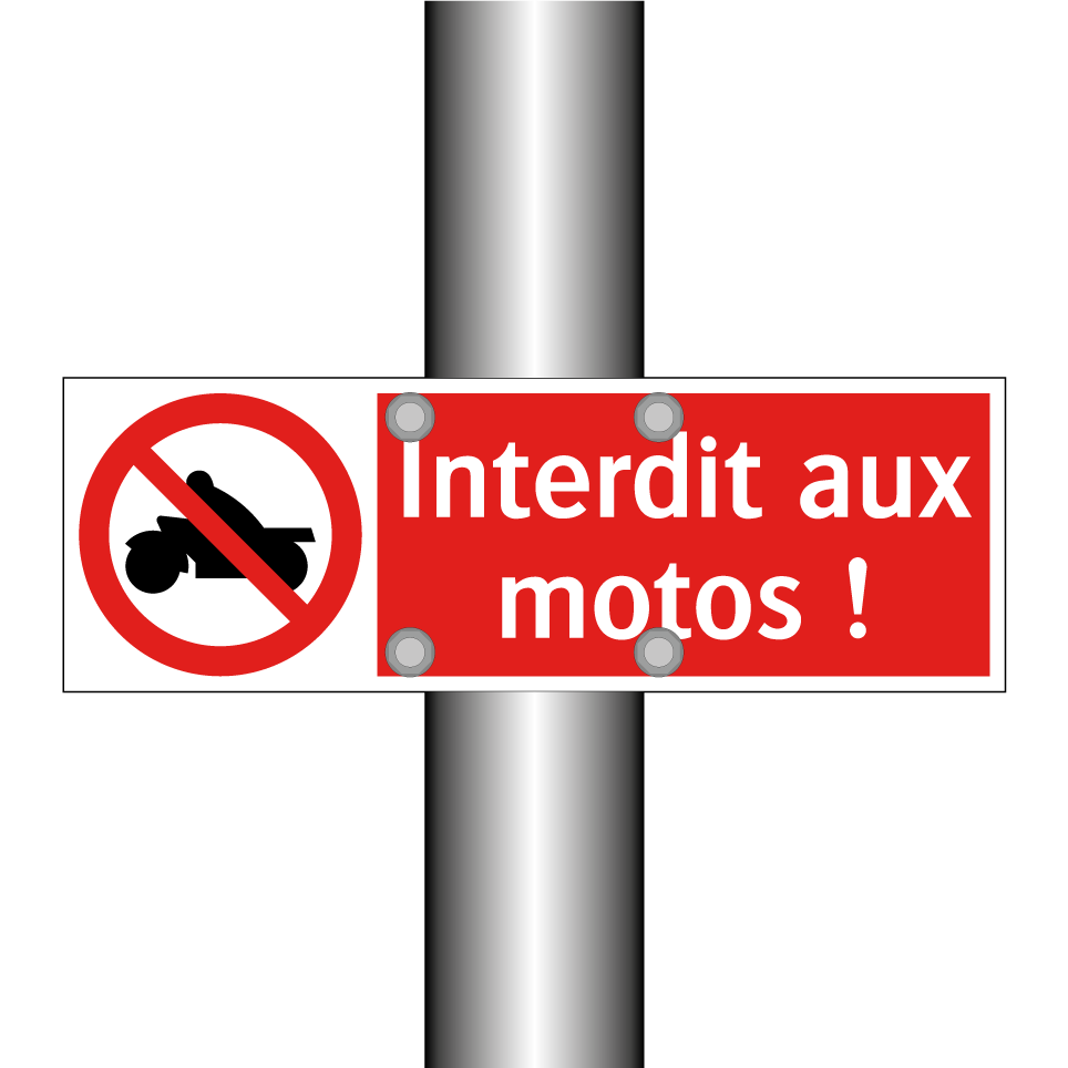 Interdit aux motos !
