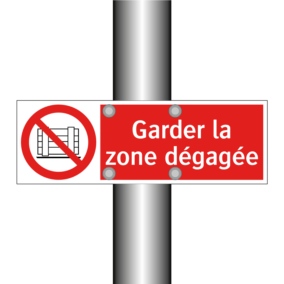 Garder la zone dégagée