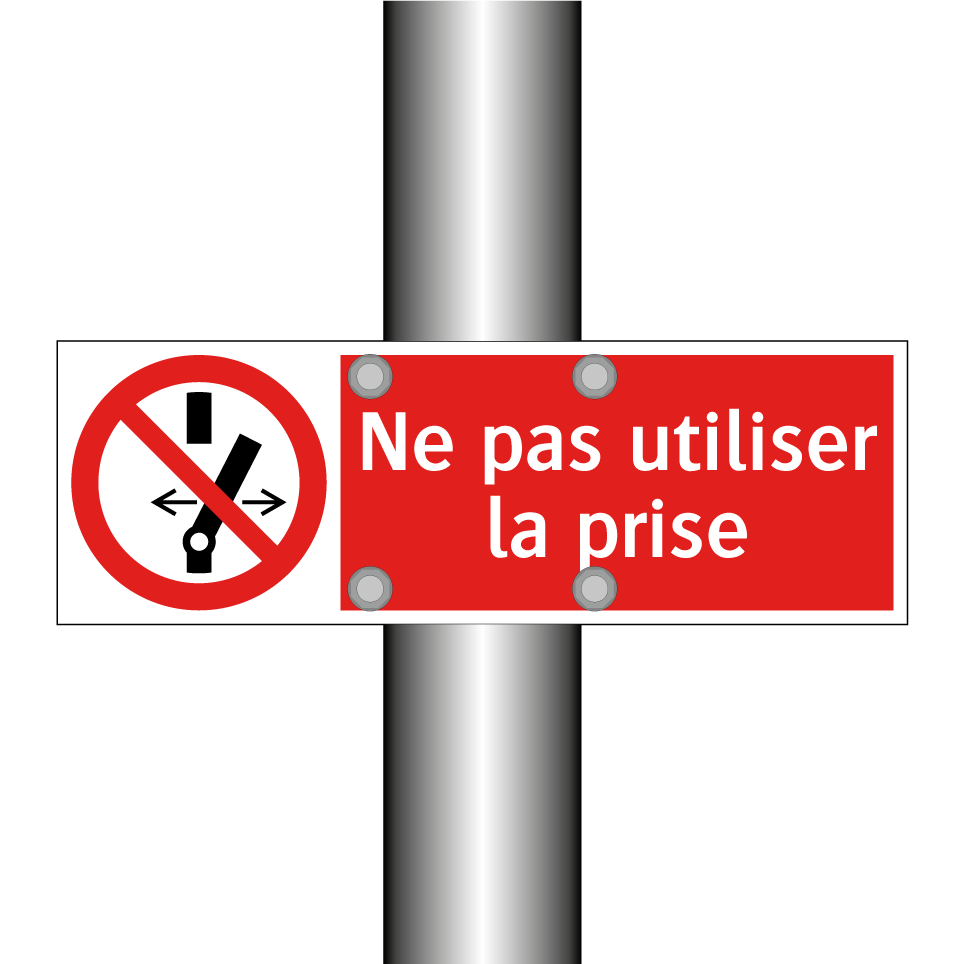 Ne pas utiliser la prise