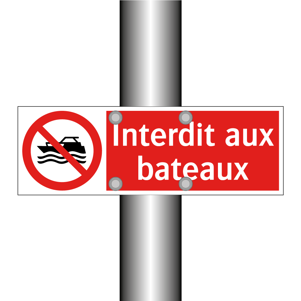 Interdit aux bateaux