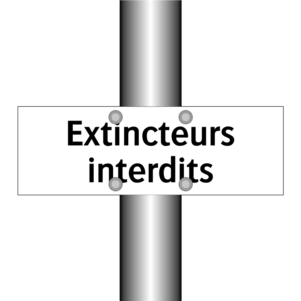 Extincteurs interdits