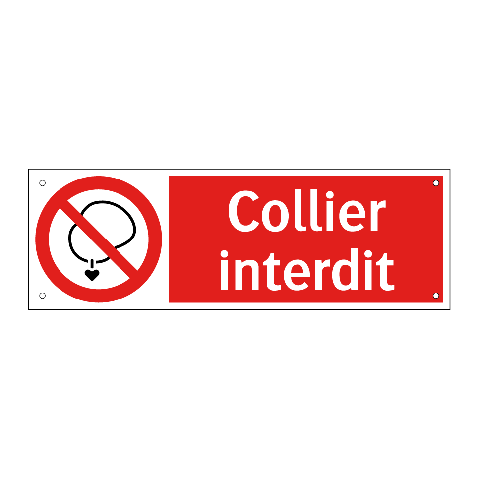 Collier interdit