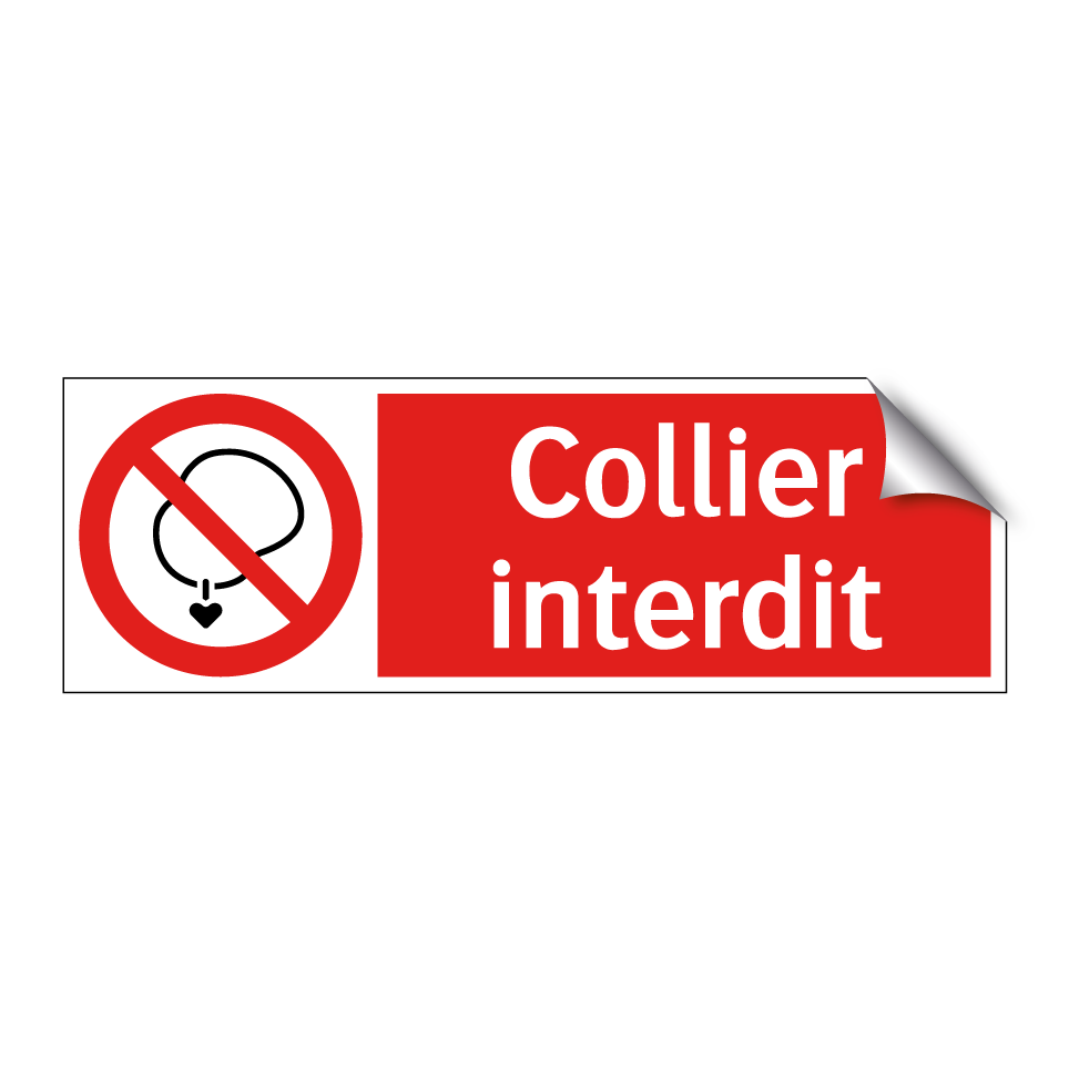 Collier interdit