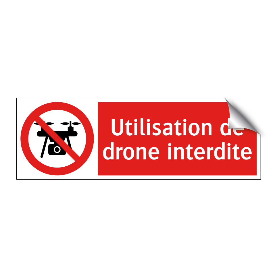 Utilisation de drone interdite