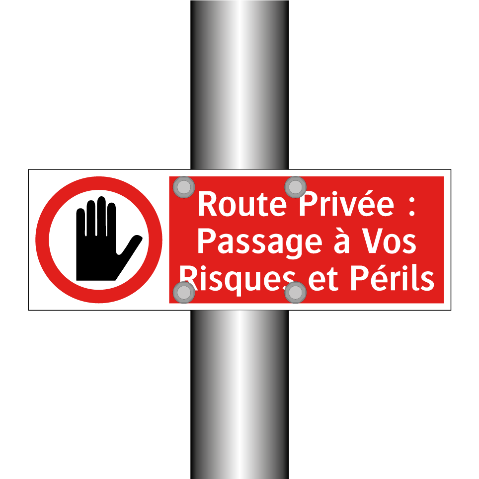 Route Privée : Passage à Vos Risques et Périls