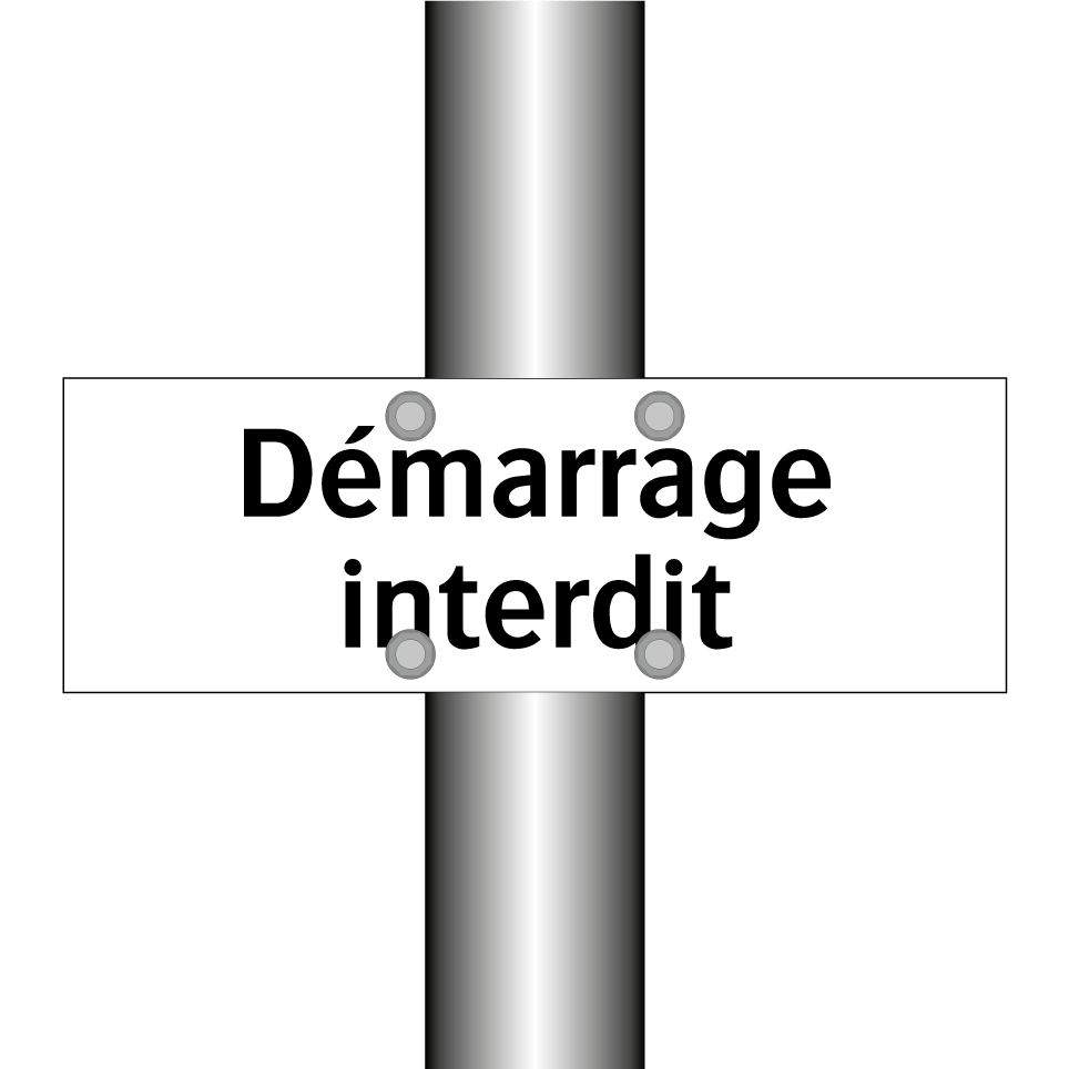 Démarrage interdit