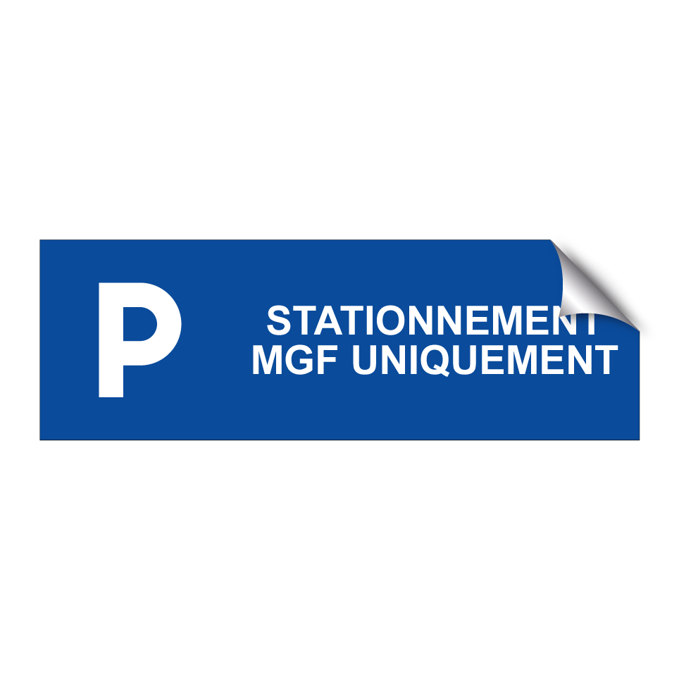 Stationnement MGF uniquement