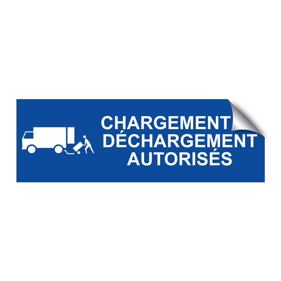 Chargement et déchargement autorisés