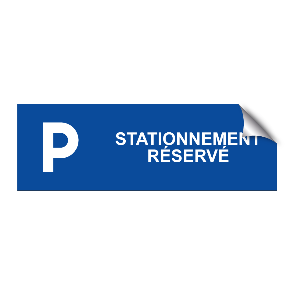Stationnement réservé