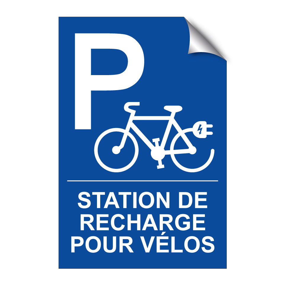 Station de recharge pour vélos