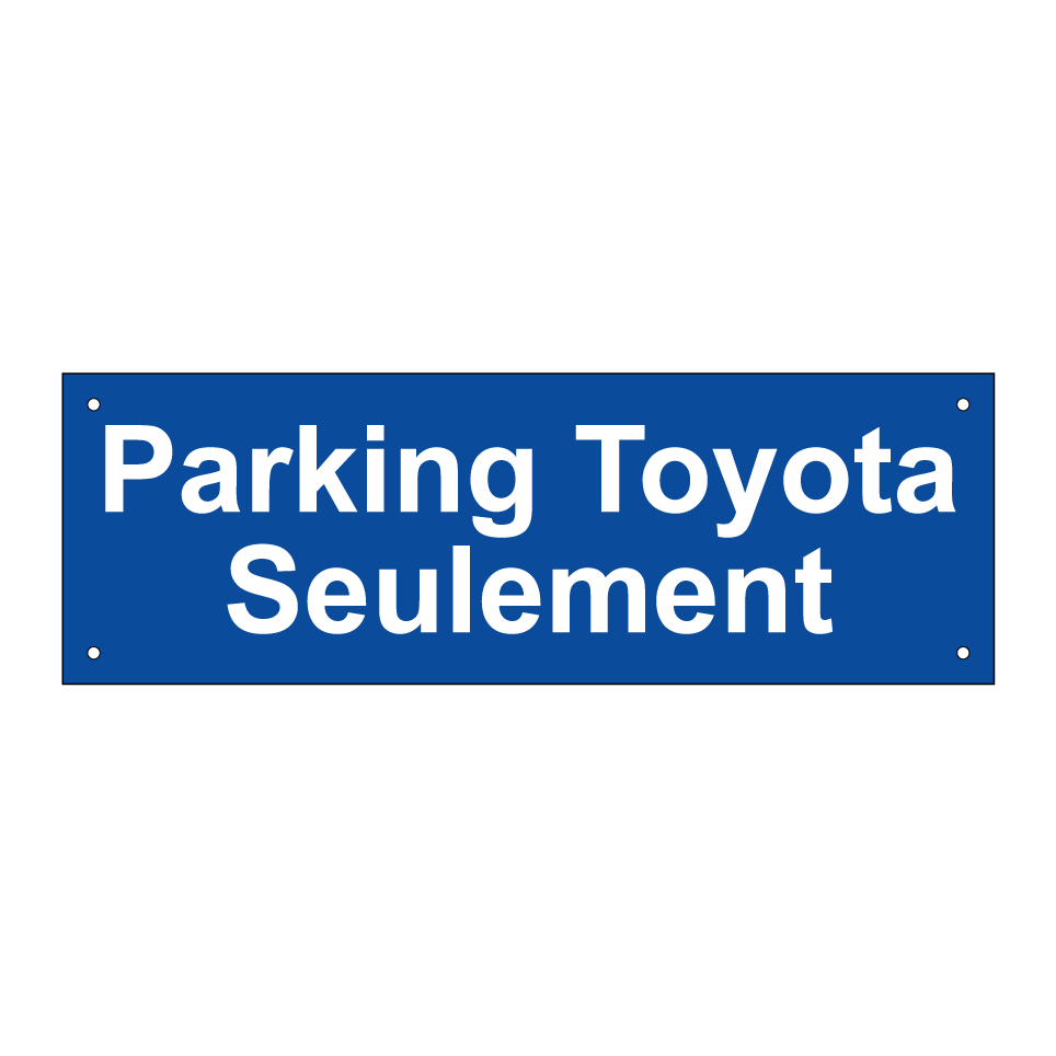 Parking Toyota Seulement