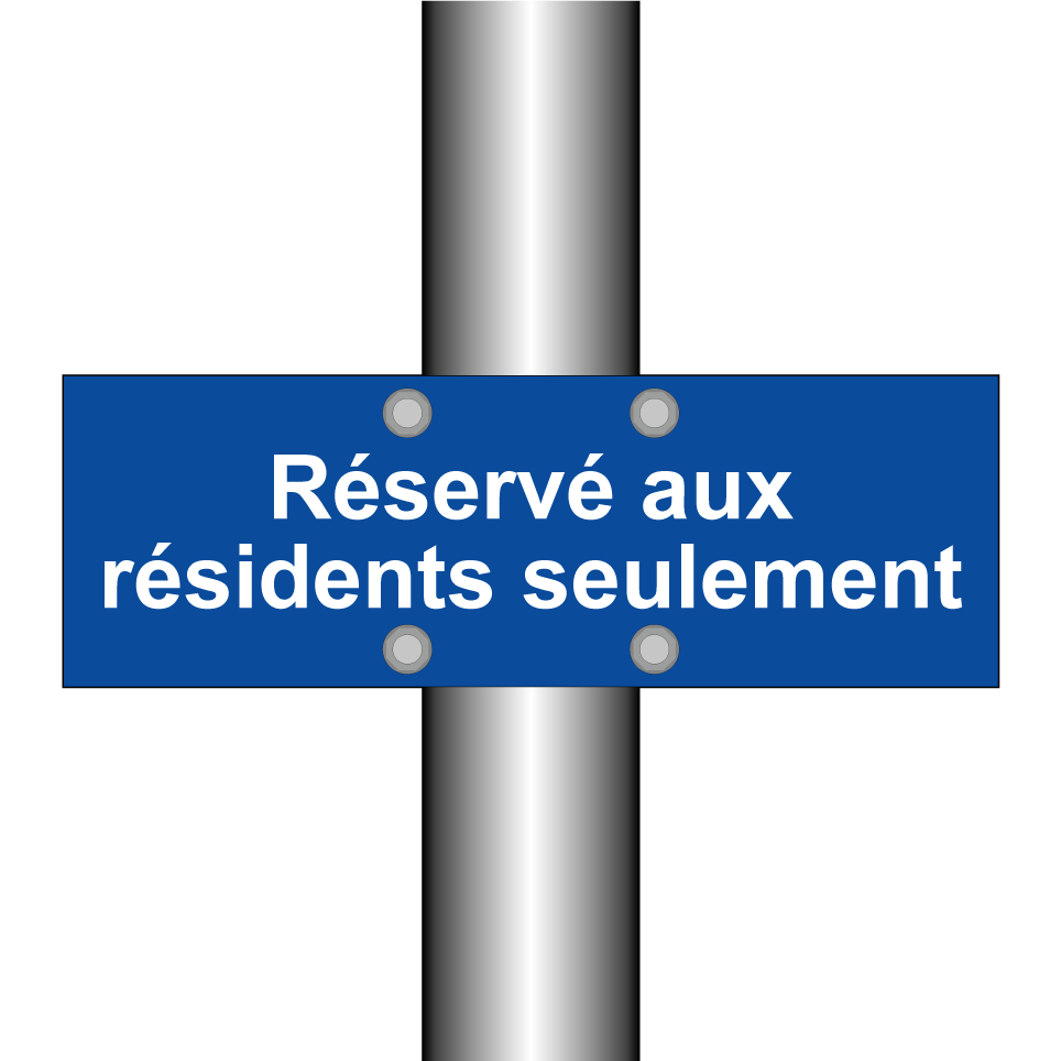 Réservé aux résidents seulement