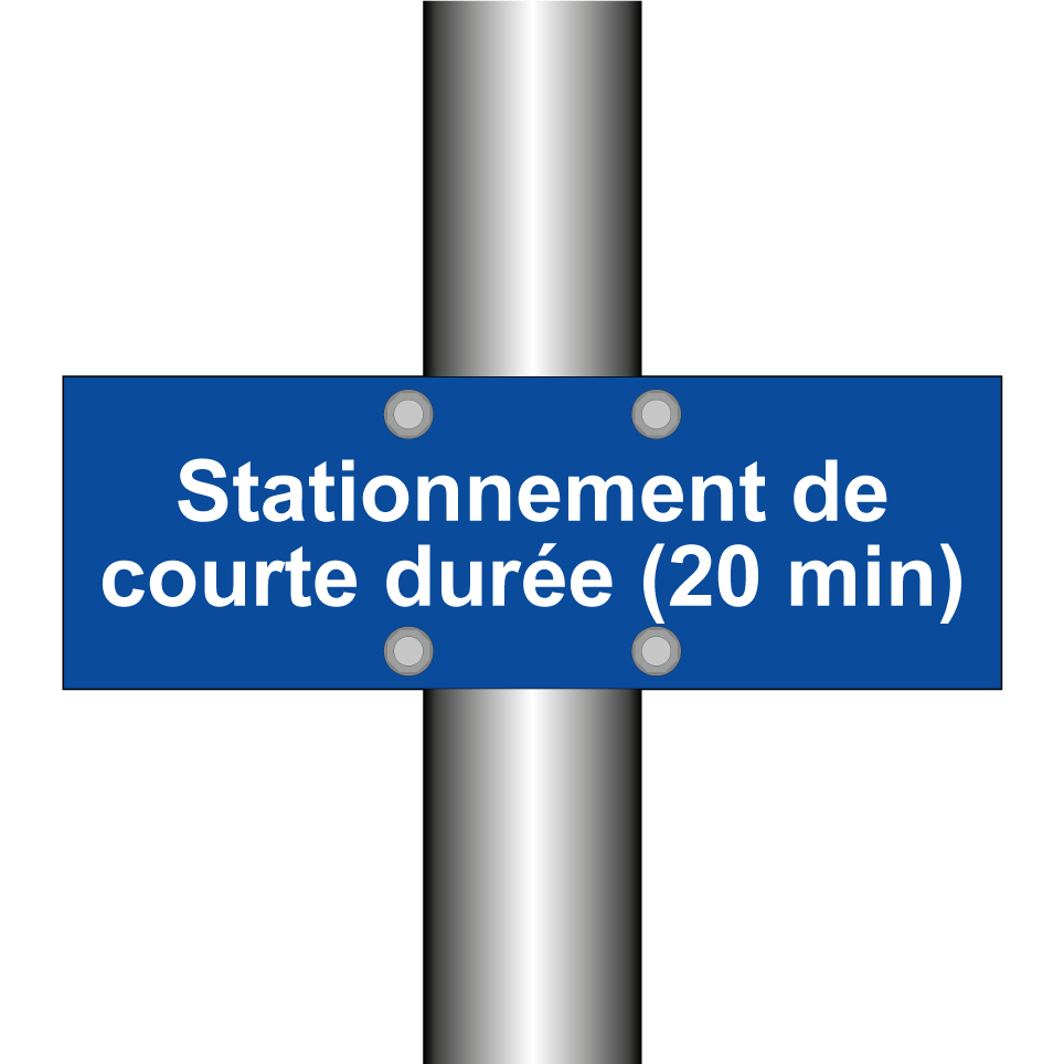 Stationnement de courte durée (20 min)