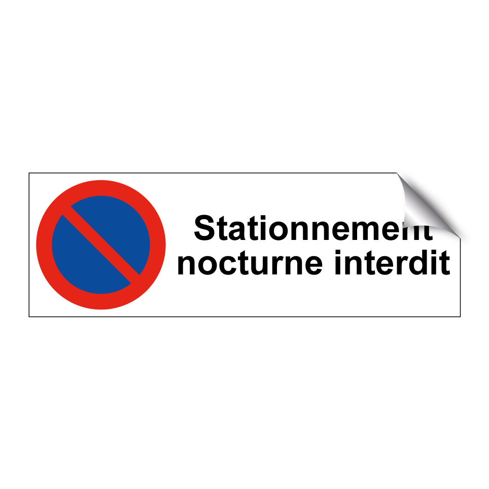 Stationnement nocturne interdit