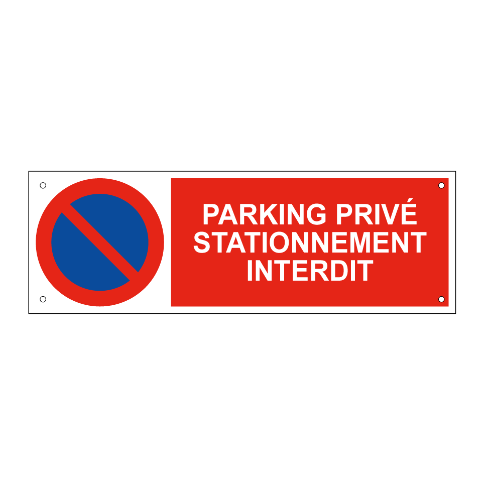 Parking privé stationnement interdit