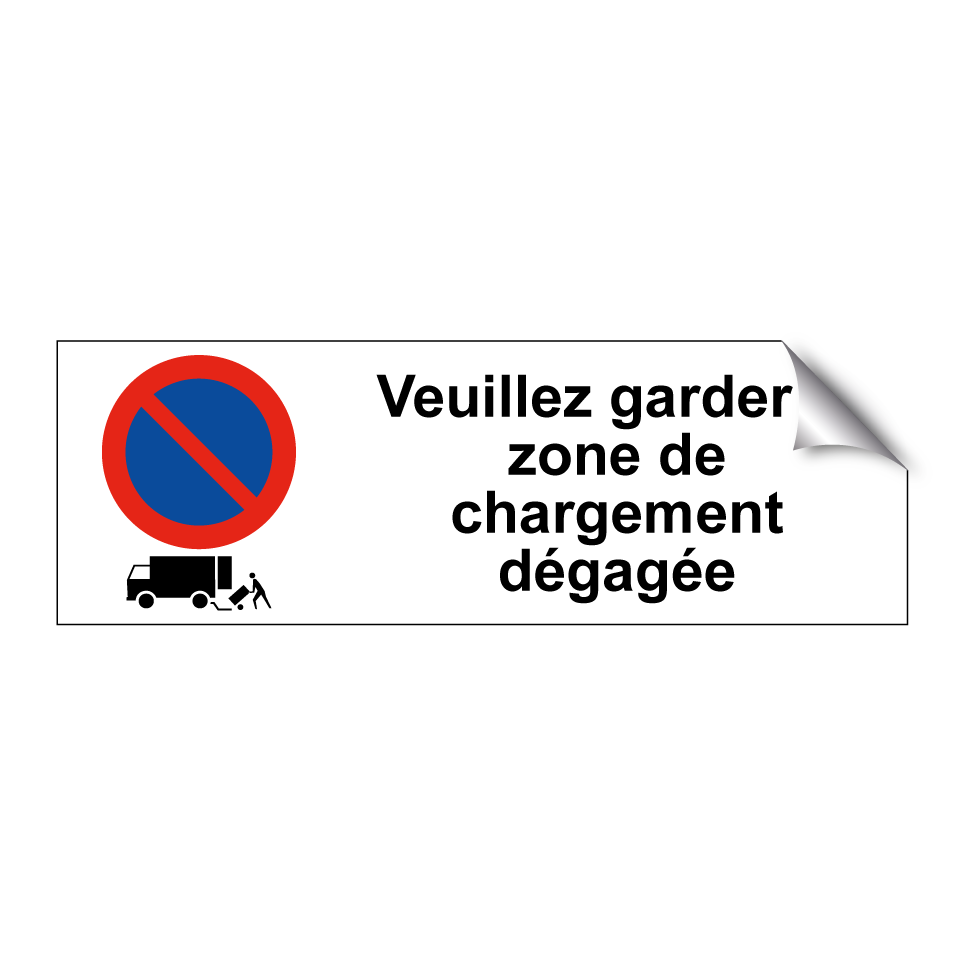 Veuillez garder la zone de chargement dégagée
