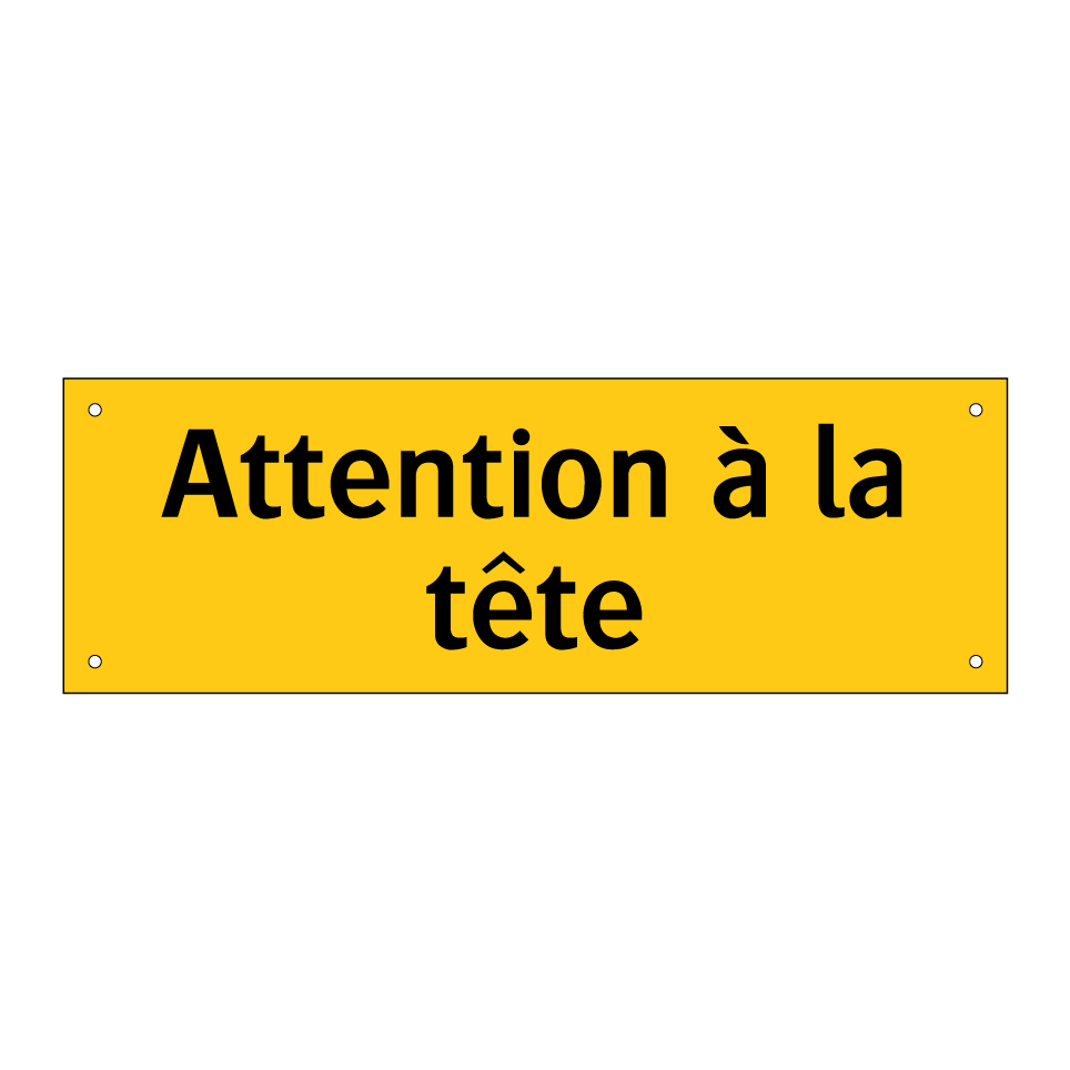 Attention à la tête